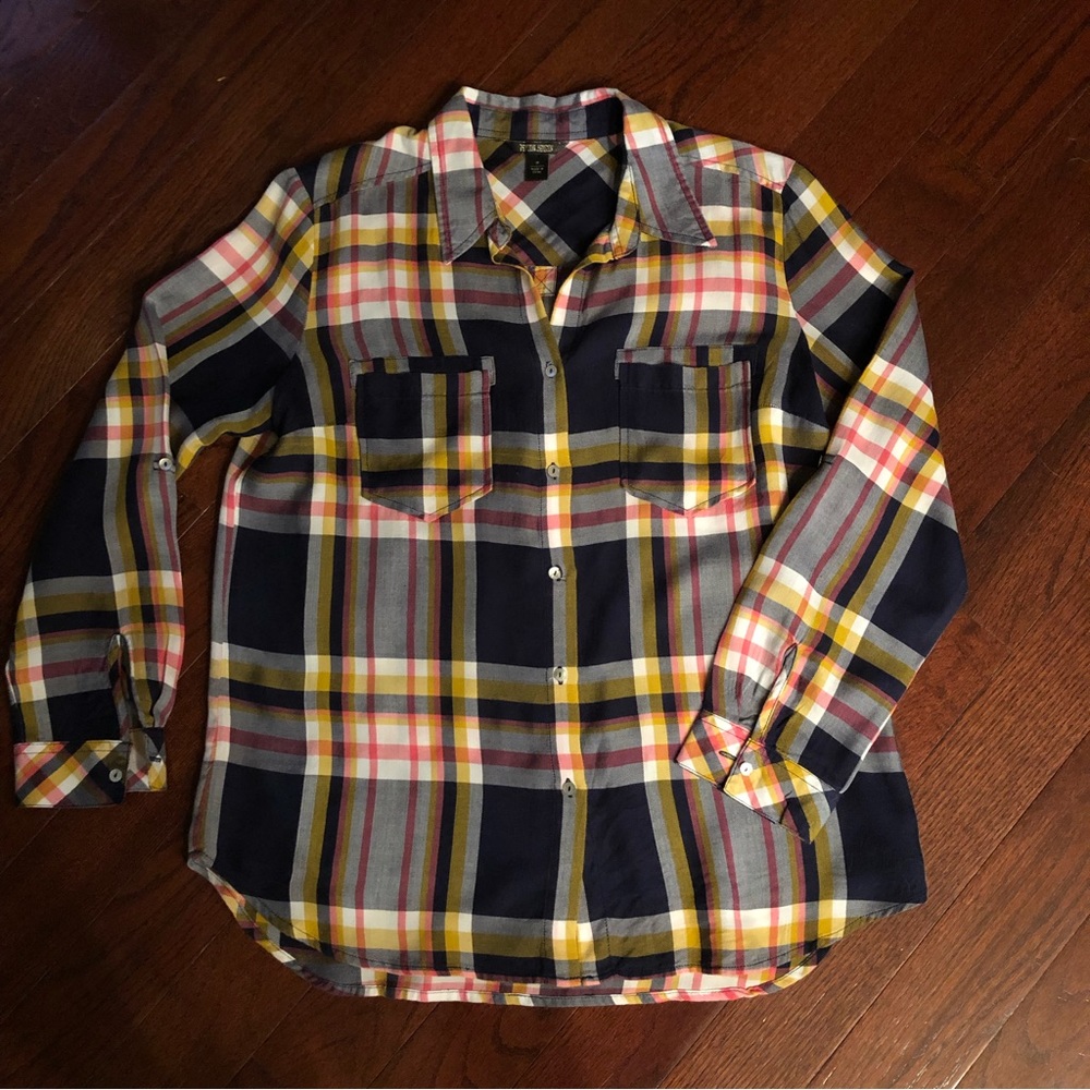 Peyton Jensen plaid shirt